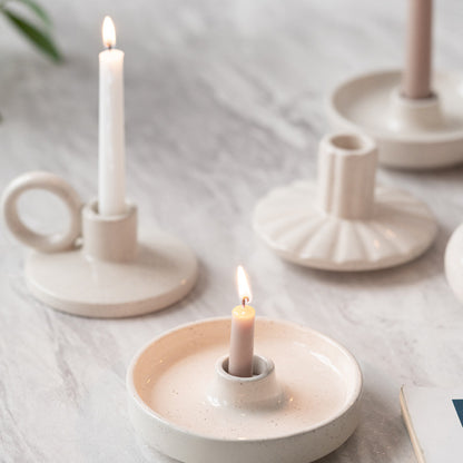 Ceramiczny świecznik
